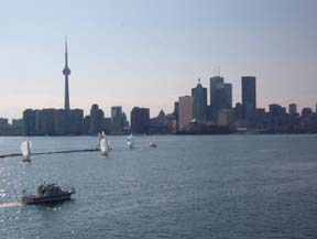 Lake Ontario approach to Toronto