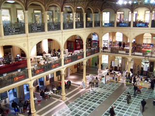 Multimedia Library in the Sala Borsa, the old stock exchange in Bologna.