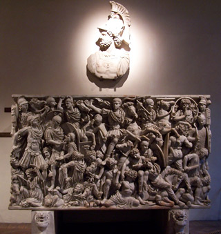 Sarcophagus Grande Ludovisi at Palazzo Altemps