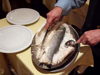 Roma - Parioli - La Scala - Salt baked fish