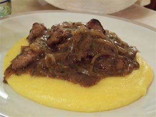 Vicenza - Schioppi - Fegato di vitello con polenta