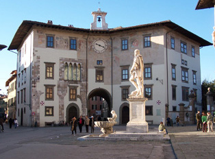 Piazza del Cavallieri, Pisa, Italy.