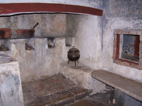 Kitchen in Capuchos Convent - Sintra, Portugal