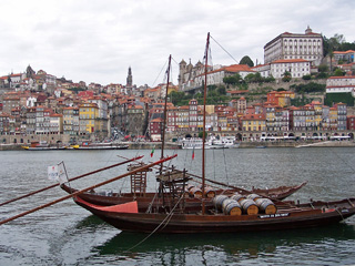 Barco Rabelos at Vila Nova de Gaia