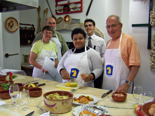 Cooking class, Refugio da Vila, Portel, Portugal