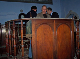 Bima of Shahak Hasamain Synagogue, Ponta Delgada, Sao Miguel, Azores